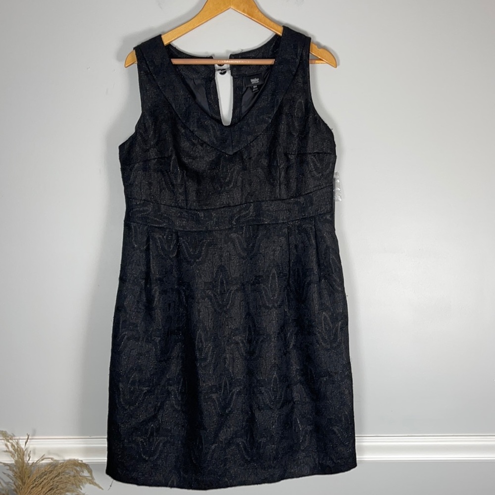 New Mossimo Black Sparkle Dress 18W